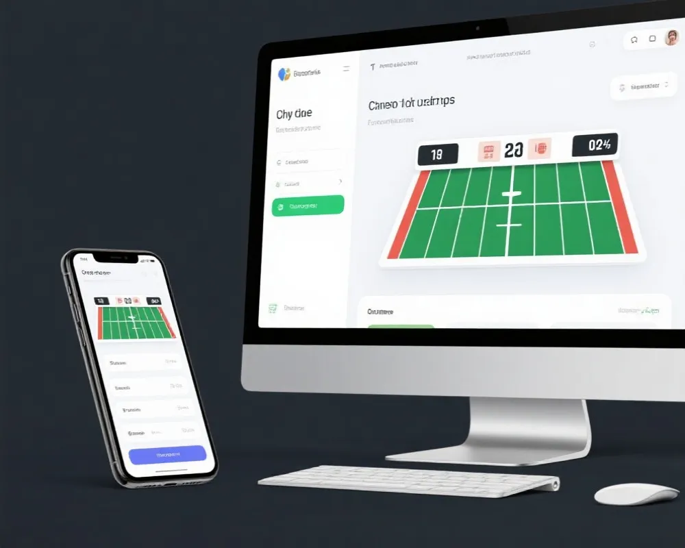 赛程与赛果查询界面示意